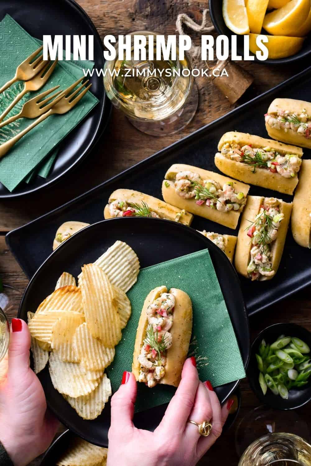 Mini Shrimp Rolls - Zimmy's Nook