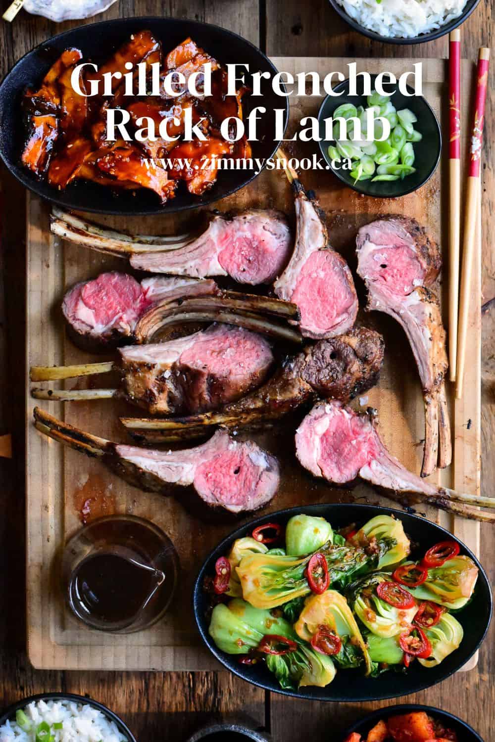 Frenched Rack Grilled Frenched Rack of Lamb - Zimmy's Nook