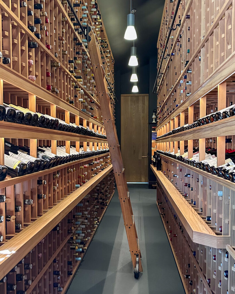 The French Laundry photos: Inside of Thomas Keller's wine cellar.