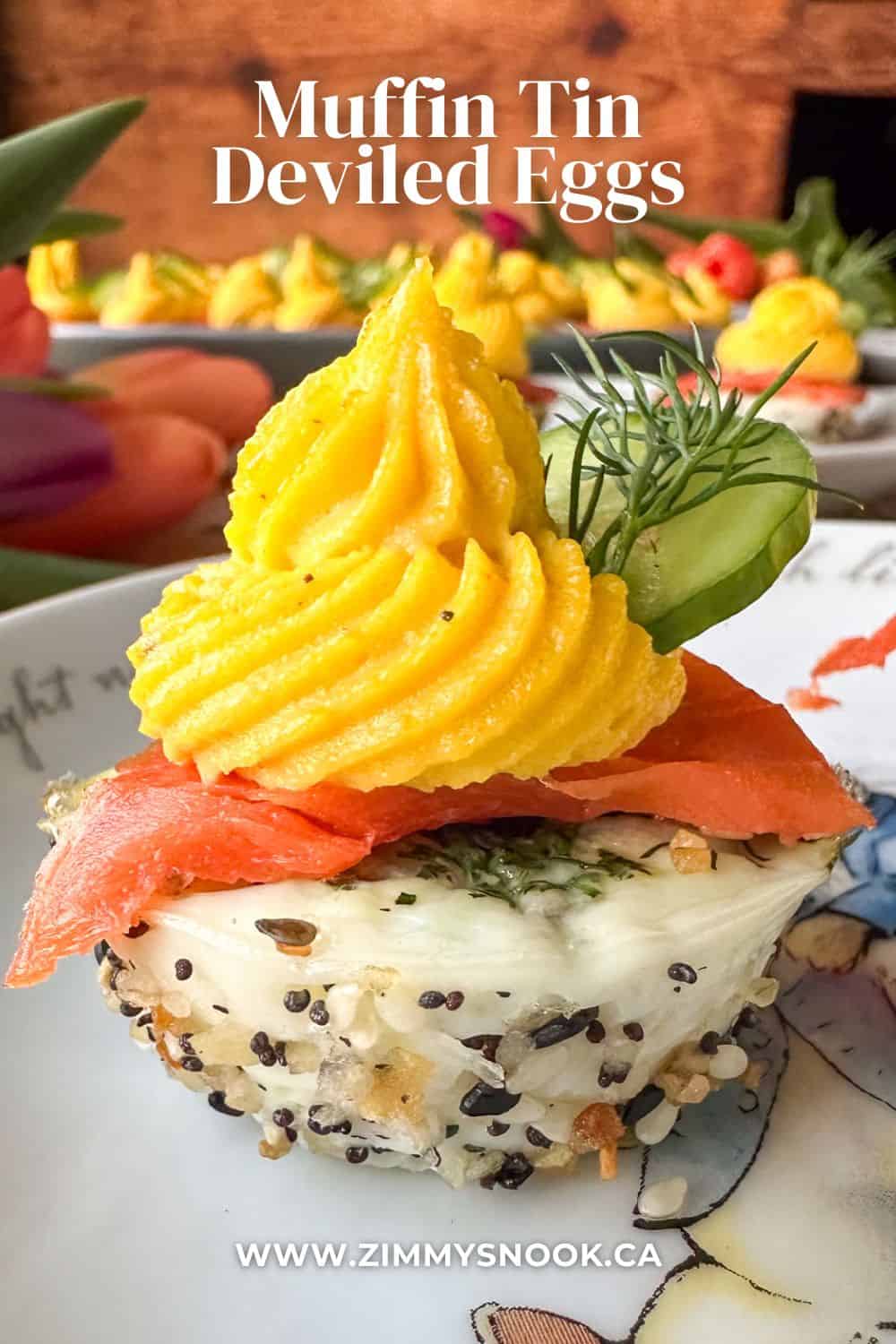 Muffin Tin Deviled Eggs Zimmy's Nook