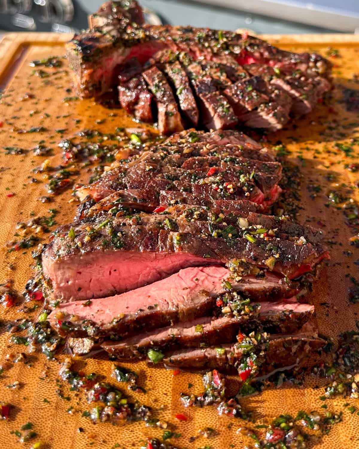 Grilled T Bone Steak with Peppercorn Board Sauce