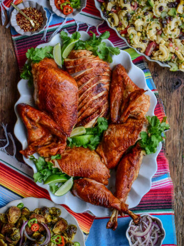 A carved Mexican turkey for thanksgiving.