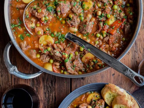 Spanish-Style Lamb Stew - Zimmy's Nook