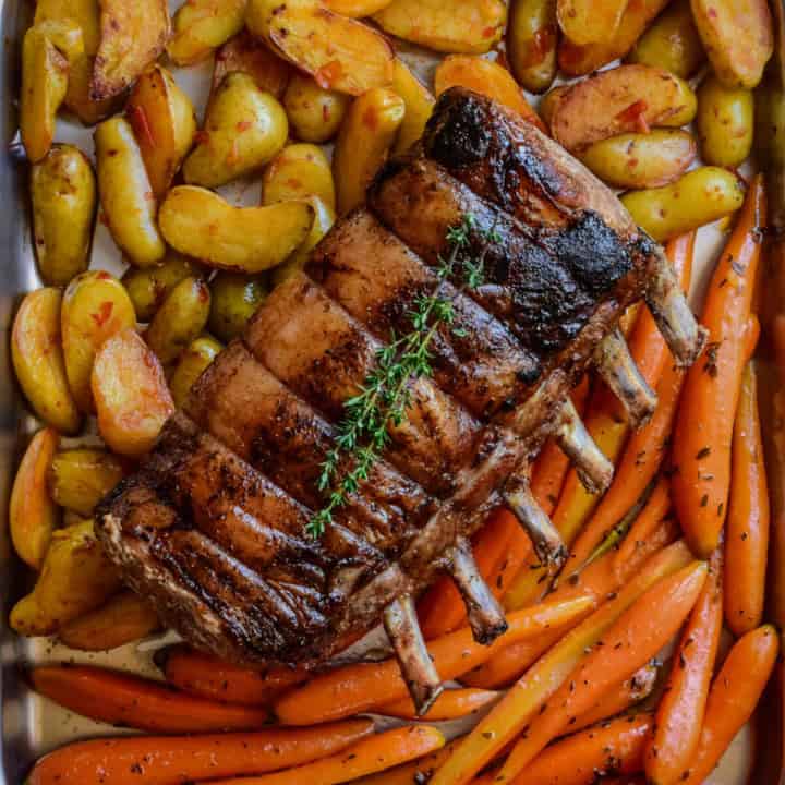 Glazed Rack Maple Glazed Rack of Pork Roast - Zimmy's Nook