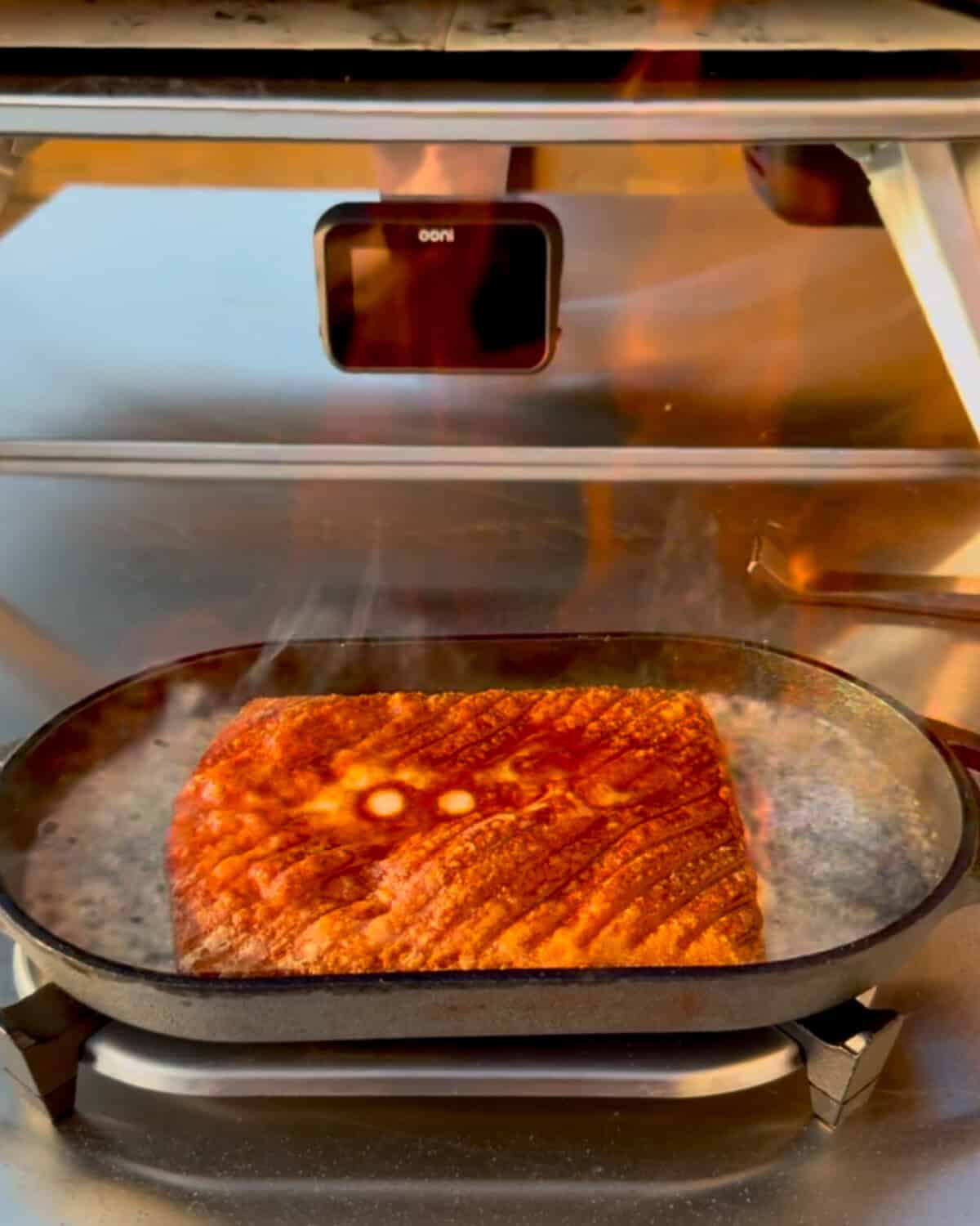 Flambé the Kefalotyri saganaki.