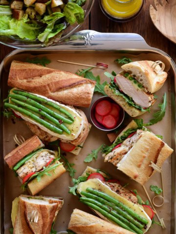 Herbes de Provence Chicken Sandwich with Brie & Dijon Aioli.