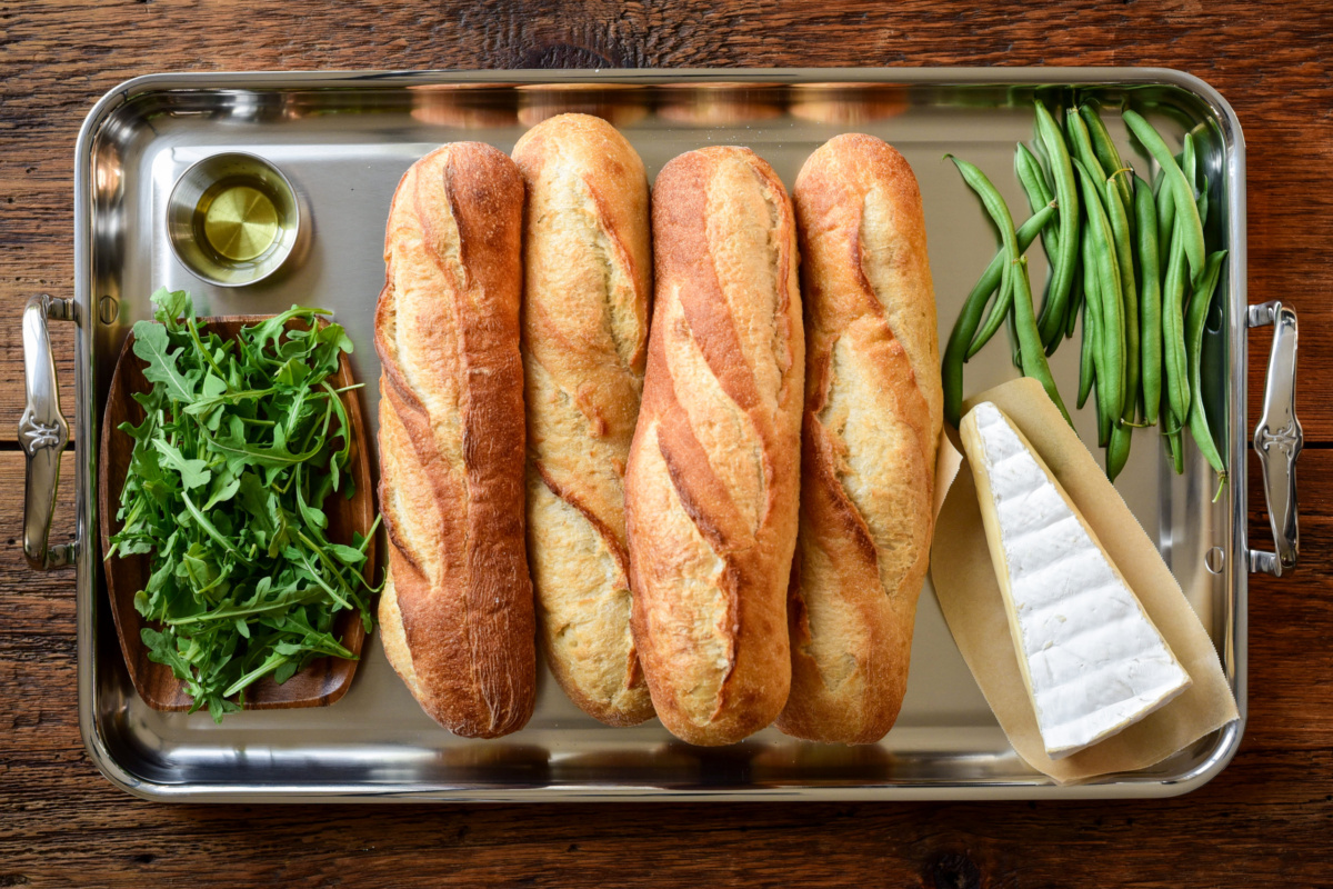 Ingredients for assembling the sandwiches
