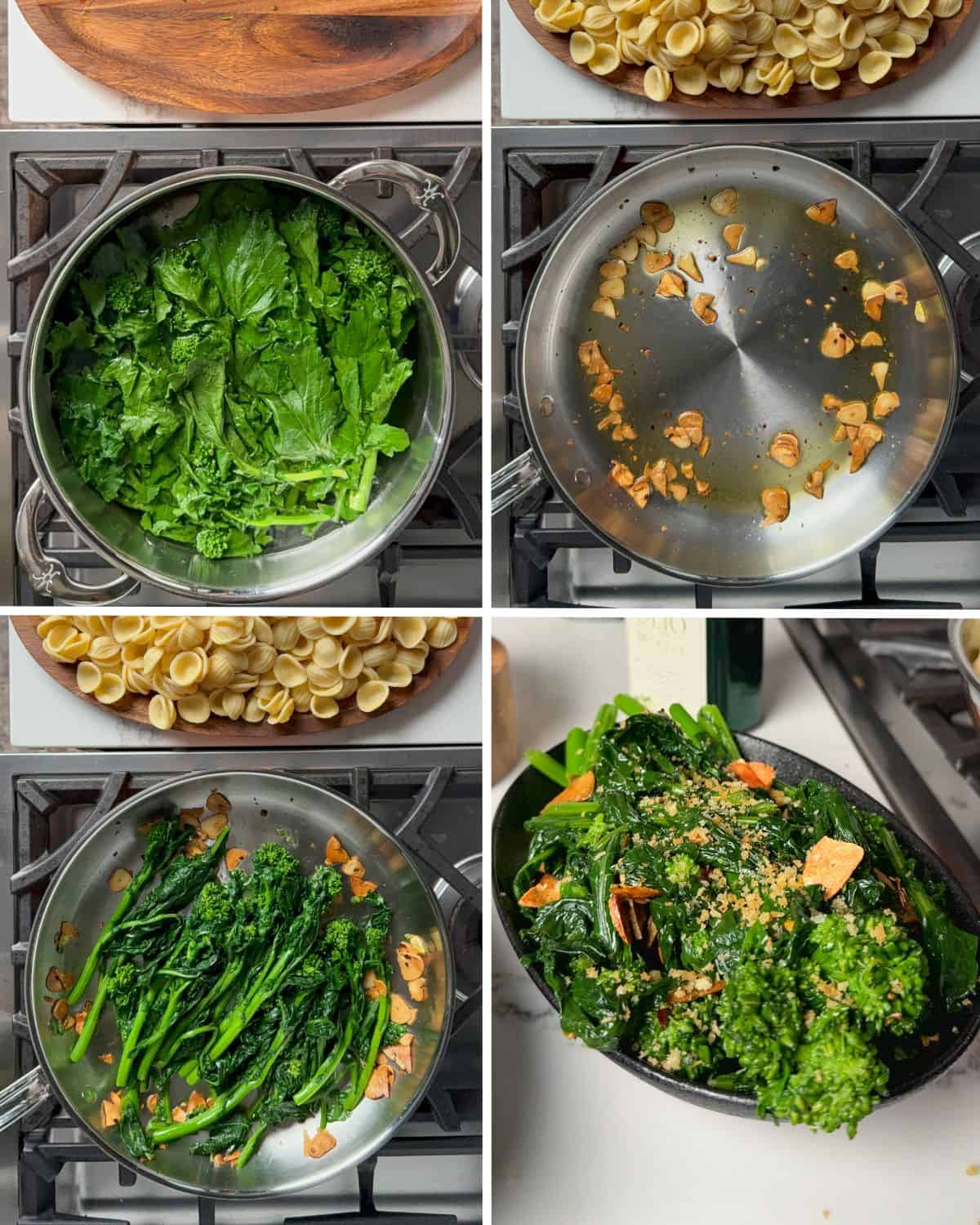 How to make garlicky rapini.