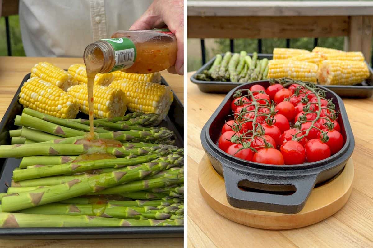 How to Build an Easy Grilled BBQ Charcuterie Board - Zimmy's Nook